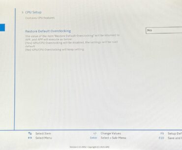 Where is the overclock/xmp/docp/expo setting?