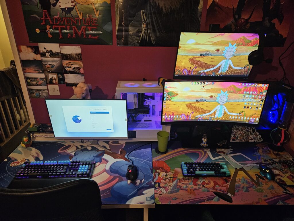 The missus has finally gotten her PC