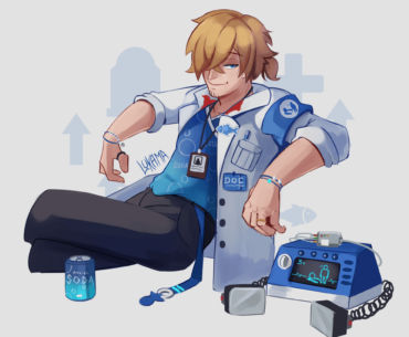 Quick Revive as a Character (art by me)