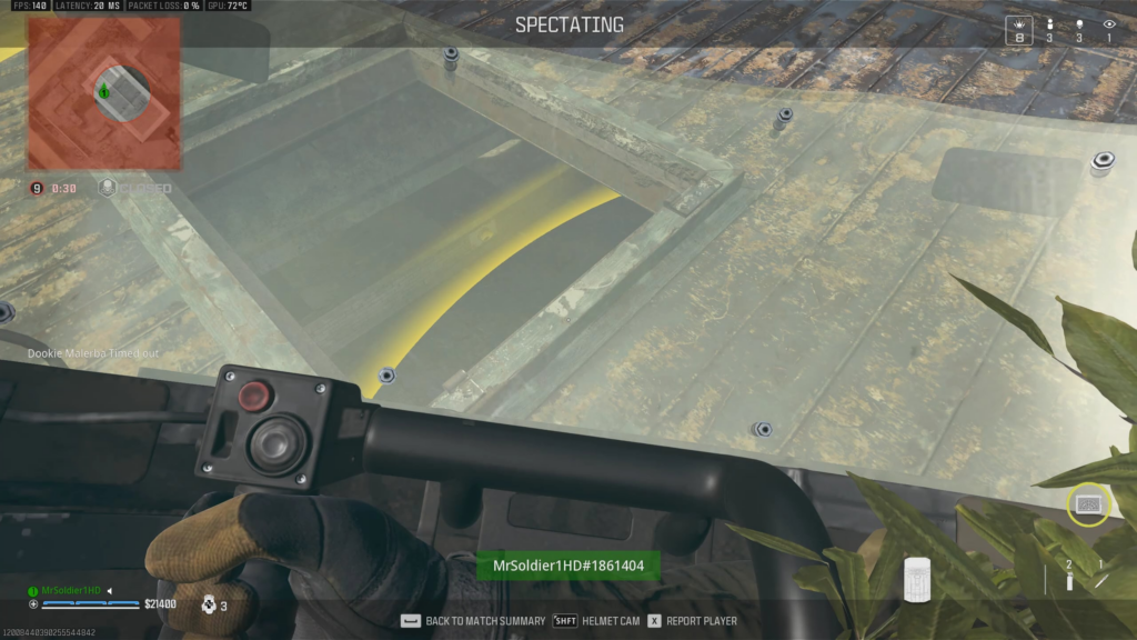 This is how I imagine most shield players die in the final circle...lol