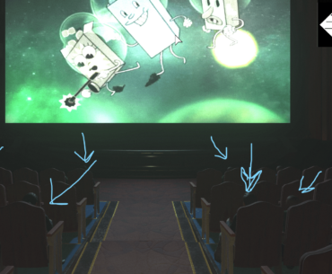 Am I the only one who JUST noticed that there are actual people watching the movie in the theatre in the cod iw zombies lobby screen