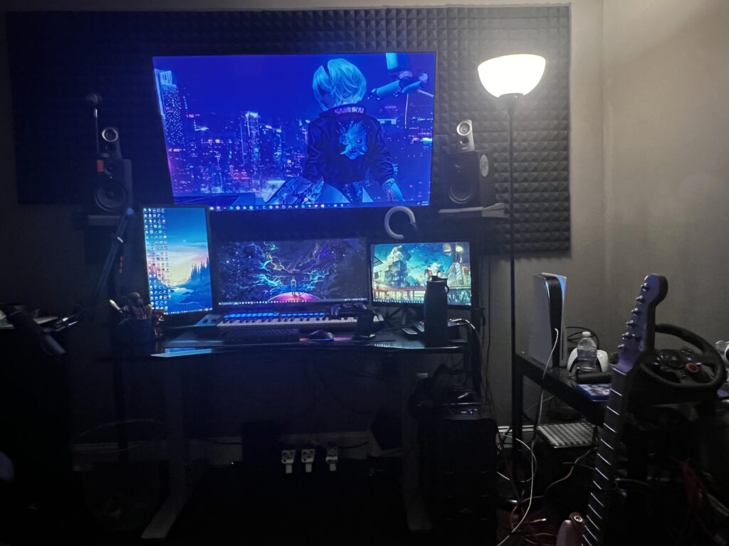 Love the mounted TV!