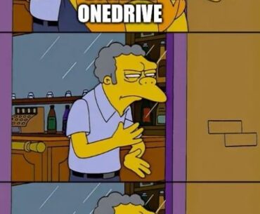 OneDrive is like that 1 cockroach that never dies