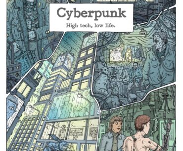 High tech, low life. Main part of a series I made featuring various "punks" (solarpunk, dieselpunk etc)