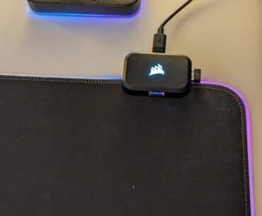 I know you guys rinse big mouse mats. How about this one? Is it save to submerge except for the usb-hub?