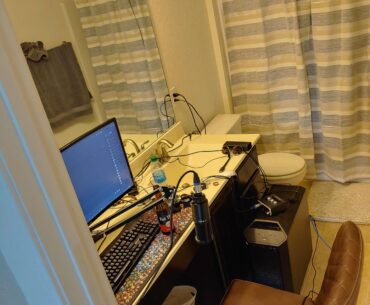 My furniture hasn't shown up yet, but I must game.