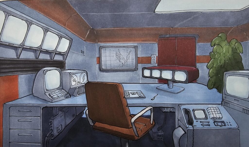 Office,  from my sketchbook.