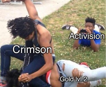 When that crimson is in that gold lvl 2 lobby. Love me some challenge in Ranked 😂