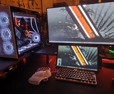 My reversed evo battlestation