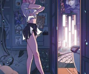 My Cyberpunk graphic novel is coming this Tuesday! [OC]