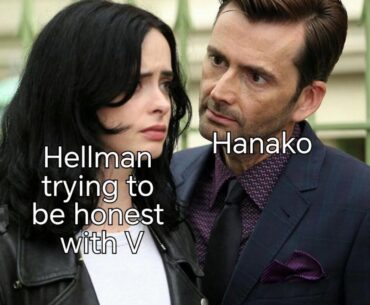 Hellman's comments about the state of V's nervous system during the flight to Arasaka Tower almost cost him his life