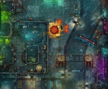 Cyberpunk Piping District - A Brand New Czepeku Sci-Fi Map [39x60]