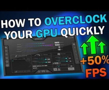 GPU Overclock Quick Guide 2024