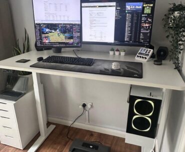 New standing/walking treadmill setup