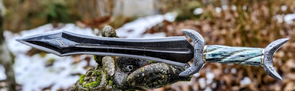 I'm an amateur bladesmith and I made a sword based on one of my favorite games ever, Eternal Darkness!