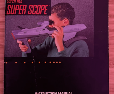 found my old snes super scope manual. i remember thinking this thing made me the coolest kid in the world. i was wrong?