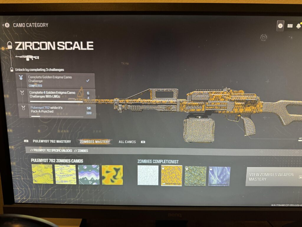 Camo glitched