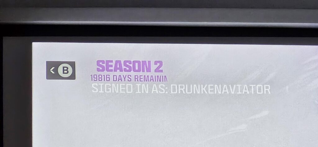 Hope you guys like season two, 'cause it looks like it's just over 54 years till we get Season 3
