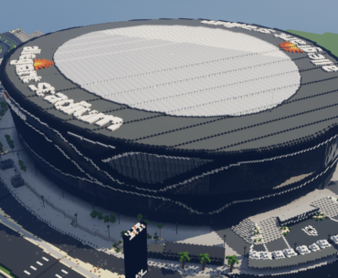 To celebrate the upcoming Super Bowl LVIII, I recreated Allegiant Stadium in Minecraft!