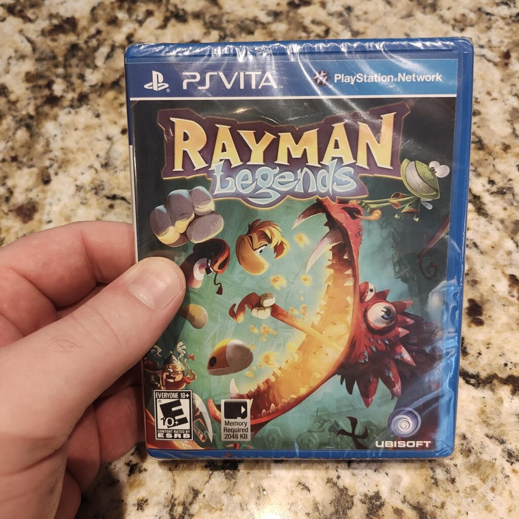 Just found an unopened Rayman Legends vita edition