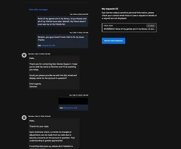 Rant: Epic Games deleted my game library, removed all of my friends, deleted my receipts and purchase history, won't recover anything.
