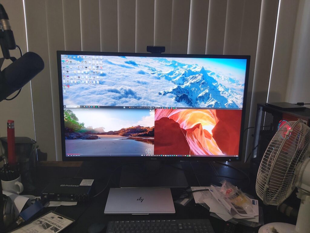 Finally got a 4K Monitor as a WFH Upgrade.
