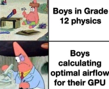 The boys do have their priorities straight
