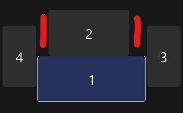 Is there any way to make my mouse cross the gaps (red) in this image?