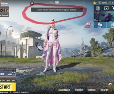 Metro Royale: Unable to Change Locations after Match!
