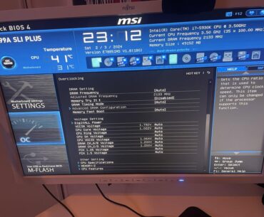 Overclocking i7 5930k