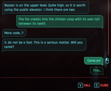 One of my favourite jokes in this game