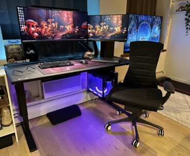 Not much compared to a bunch of yall but my gaming/WFH setup :)