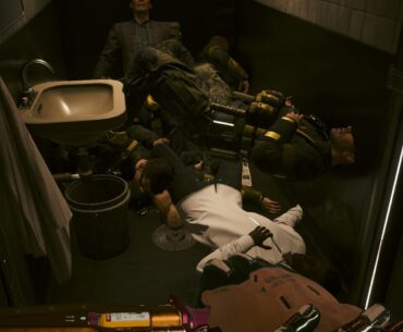 Where do you keep your strangled guards? Kinda hard to use the restroom with all of them in there
