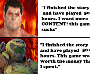 There are two types of modern gamers I feel.