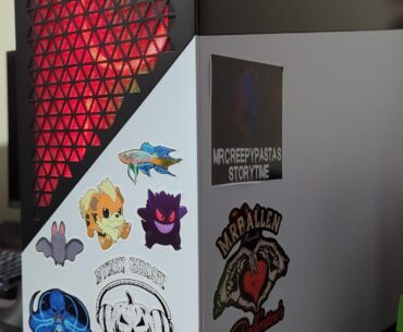 Is putting stickers on a PC wrong?