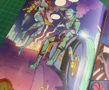 Hey, I just test-printed the third volume of my Cyberpunk comic. What do you guys think?