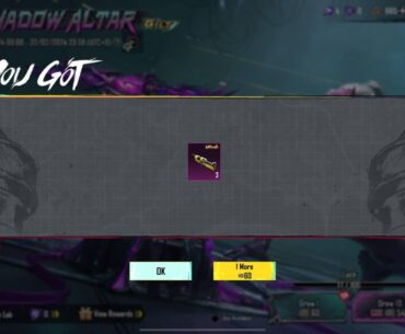 İ got the M4 skin for the 3rd time, 10 uc what a crazy luck