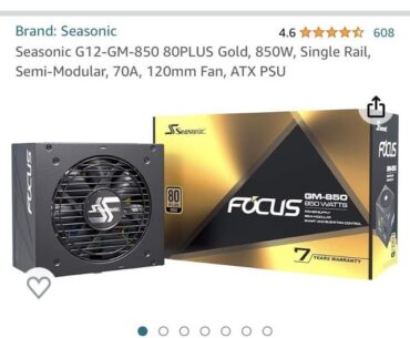 The PSU I’ve received is different to the one I ordered