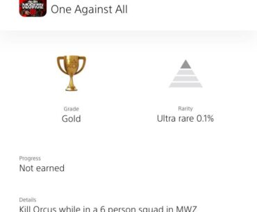 Anyone else want to squad up to earn the trophy/achievement One Against All? (MWIII)