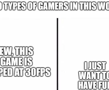 Two types of gamers in this world
