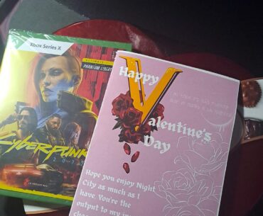 Got my gf Cyberpunk for Valentine's Day