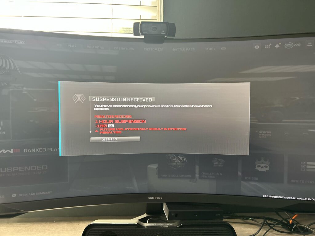 Ranked play unplayable