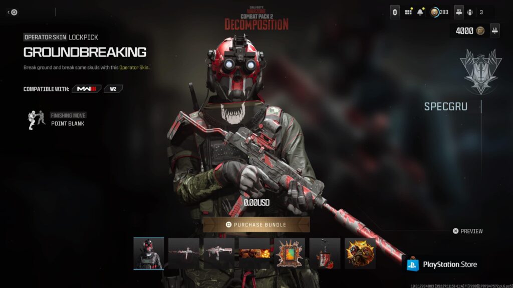 PS Plus Users: Don't forget to redeem your free bundle from either the PS Store or Duty's in game store.