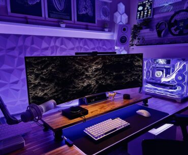 Updated white/purple setup
