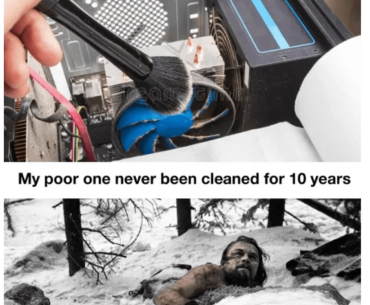 My PC must be dying. I cleaned him 3 years ago.