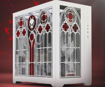 New Ironside White Wolf Edition stained glass case