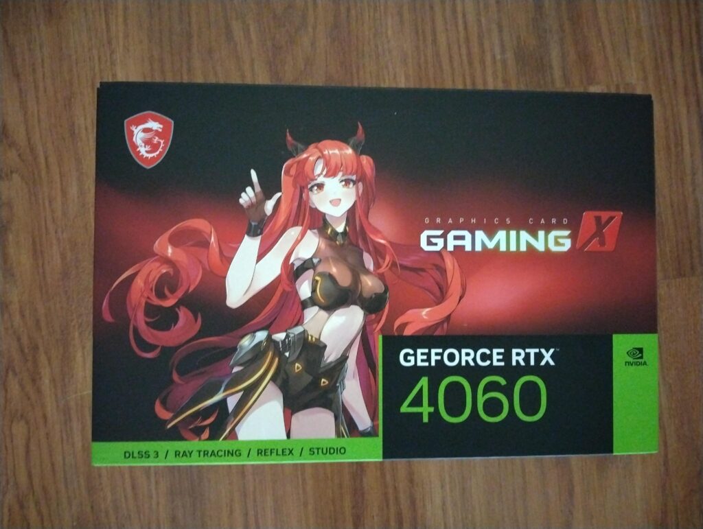 Forgive me brethren for I have sinned. Got the waifu 4060 while it was on sale at MWave.