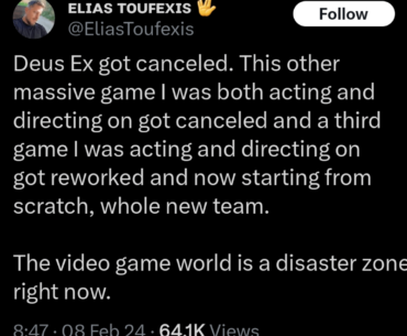Deus Ex Adam Jensen's VA said Deus Ex got cancelled after recent layoff news on Eidos, should CDPR hire this man? If so, what role should he act in the sequel?