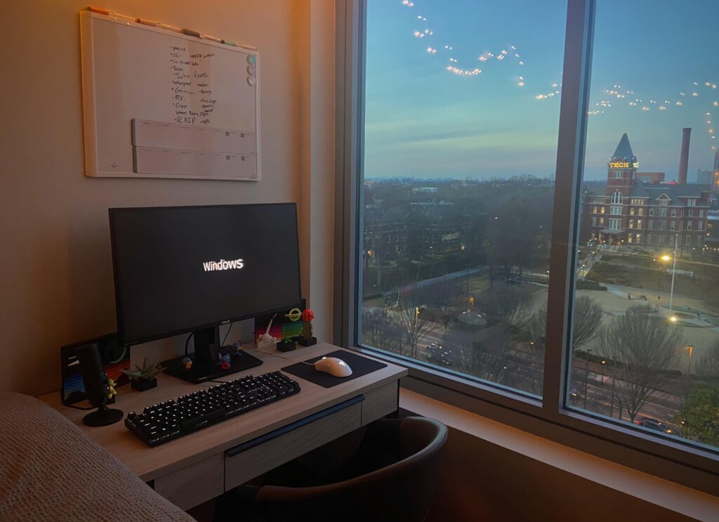 Truly average setup while I’m a student