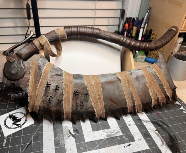 Made my friend a replica Saw Cleaver for his birthday! Yes the blades are sharp as hell, ask me how I know….